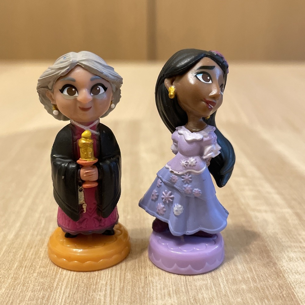 Disney Encanto JAKKS Pacific 2" Figure Lot Isabela Madrigal & Abuela Alma